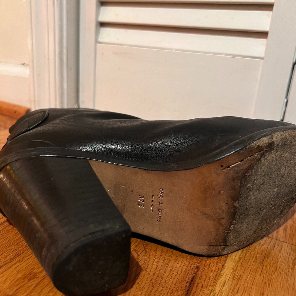 Rag and Bone Black Ankle Boot Size 37.5